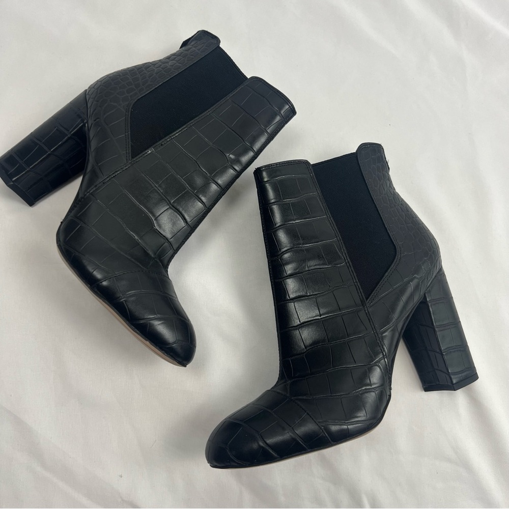 Sam Edelman Women’s Croc Ankle Booties